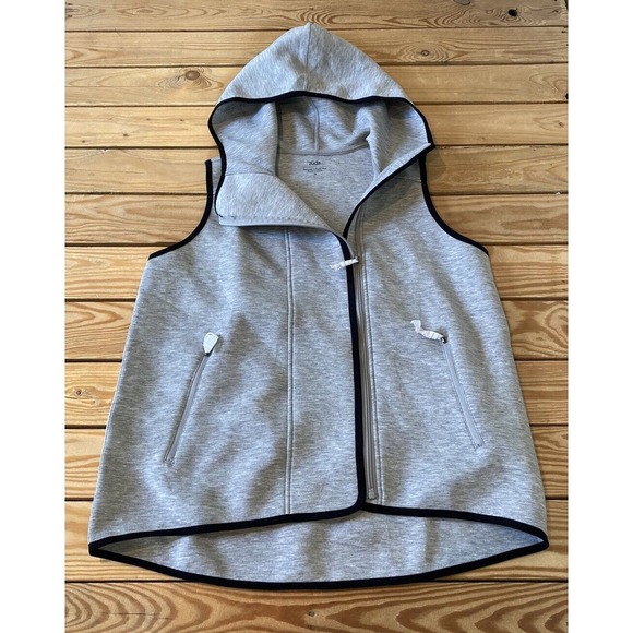 NEW Zuda Full Zip Hooded Vest Size Medium Men’s Grey - Picture 1 of 6
